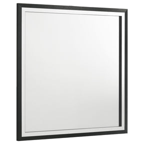 Lucia Black Dresser Mirror by Coaster at Eve Furniture