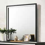 Lucia Black Dresser Mirror by Coaster at Eve Furniture