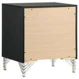 Lucia Grey/Black 4-Piece Eastern King Bedroom Set by Coaster at Eve Furniture