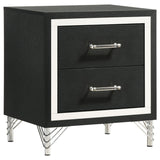 Lucia Grey/Black 4-Piece Queen Bedroom Set by Coaster at Eve Furniture