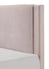 Lucia Pink Queen Platform Bed by Crown Mark at Eve Furniture