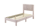 Lucia Pink Twin Platform Bed by Crown Mark at Eve Furniture