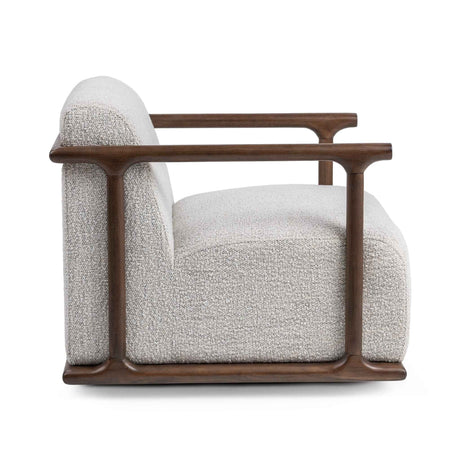 Lucia Swivel Chair - Ivory by Classic Home at Eve Furniture