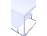 Lucia White 3-Piece Set(Cocktail & 2 End Tables)