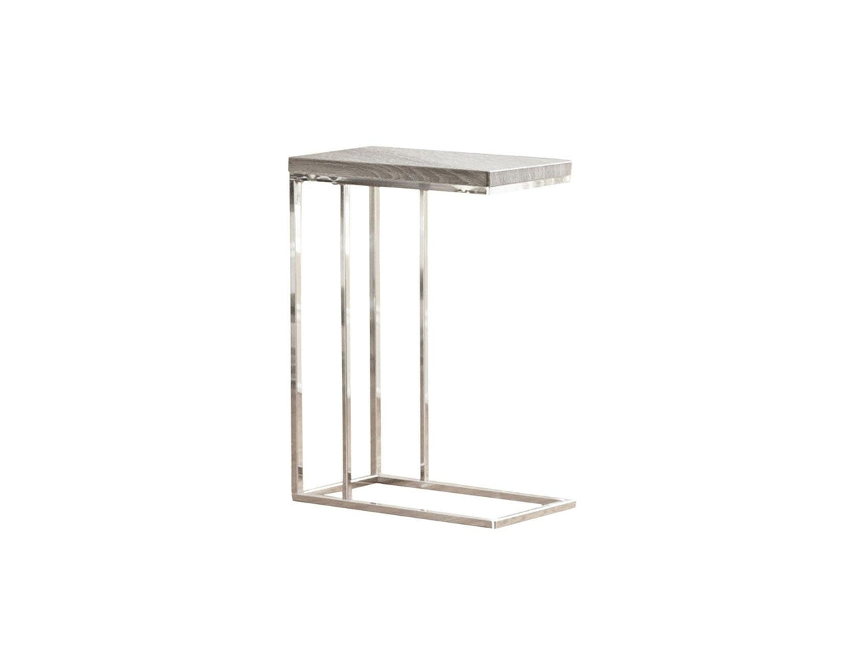 Lucia Chairside End Table, Gray/Brown by Steve Silver at Eve Furniture
