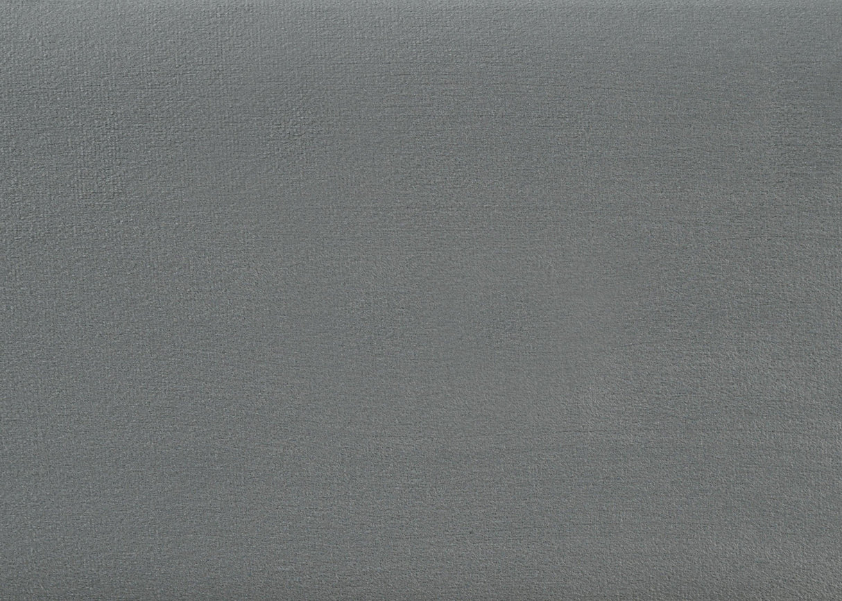 Lucia Light Gray Full Platform Bed by Crown Mark at Eve Furniture