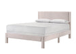 Lucia Pink Queen Platform Bed by Crown Mark at Eve Furniture