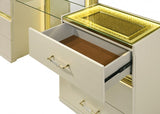 Lucida Beige Vanity by Furniture of America at Eve Furniture