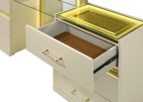 Lucida Beige Vanity by Furniture of America at Eve Furniture