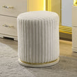 Lucida Beige Vanity Stool by Furniture of America at Eve Furniture