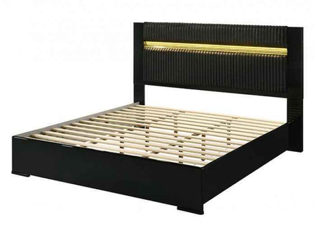 Lucida Black 5-Piece Queen Bedroom Set by Furniture of America at Eve Furniture