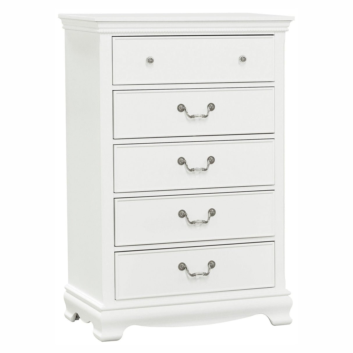 Lucida White Chest by Homelegance at Eve Furniture