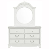 Lucida White Dresser by Homelegance at Eve Furniture