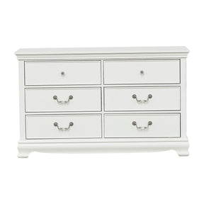 Lucida White Dresser by Homelegance at Eve Furniture