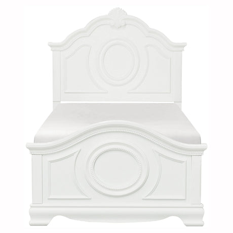 Lucida White Full Panel Bed by Homelegance at Eve Furniture