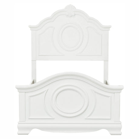 Lucida White Full Panel Bed by Homelegance at Eve Furniture