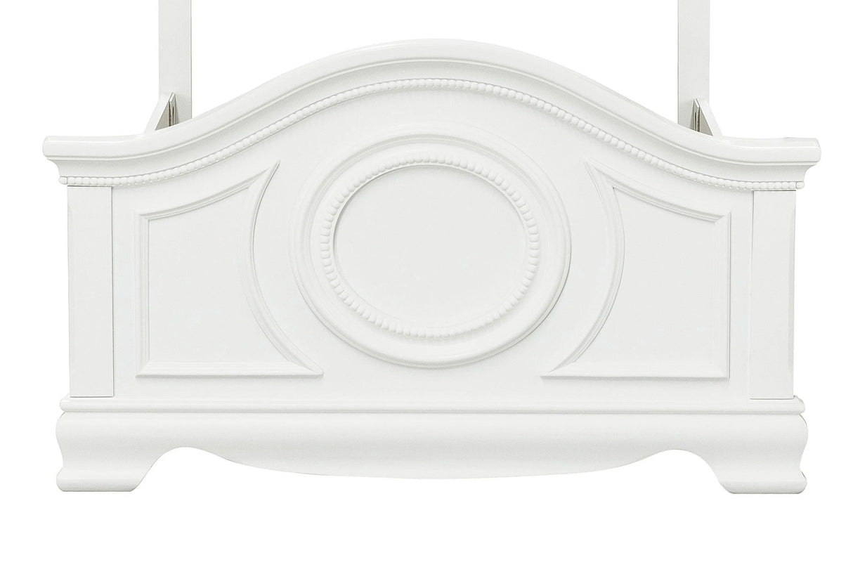 Lucida White Full Panel Bed by Homelegance at Eve Furniture