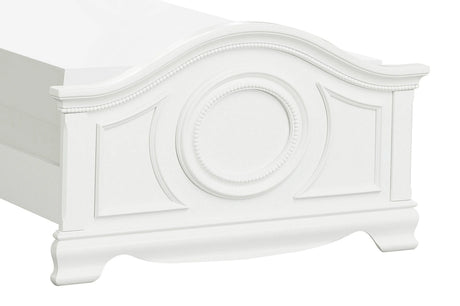 Lucida White Full Panel Bed by Homelegance at Eve Furniture