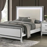 Lucida White LED Queen Bed by Furniture of America at Eve Furniture