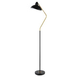 Lucien Black Floor Lamp by Coaster at Eve Furniture