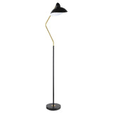 Lucien Black Floor Lamp by Coaster at Eve Furniture