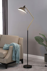 Lucien Black Floor Lamp by Coaster at Eve Furniture