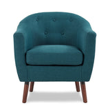 Lucille Blue Accent Chair by Homelegance at Eve Furniture