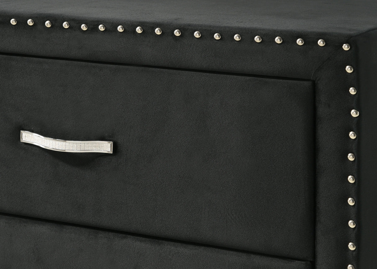 Lucinda Black Dresser by Crown Mark at Eve Furniture