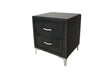 Lucinda Black Nightstand by Crown Mark at Eve Furniture