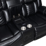 Lucky Charm Black Reclining Living Room Set by New Era Innovations at Eve Furniture