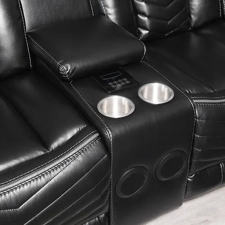 Lucky Charm Black Sectional by New Era Innovations at Eve Furniture