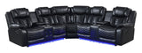 Lucky Charm Black Sectional by New Era Innovations at Eve Furniture