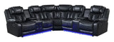 Lucky Charm Black Sectional by New Era Innovations at Eve Furniture