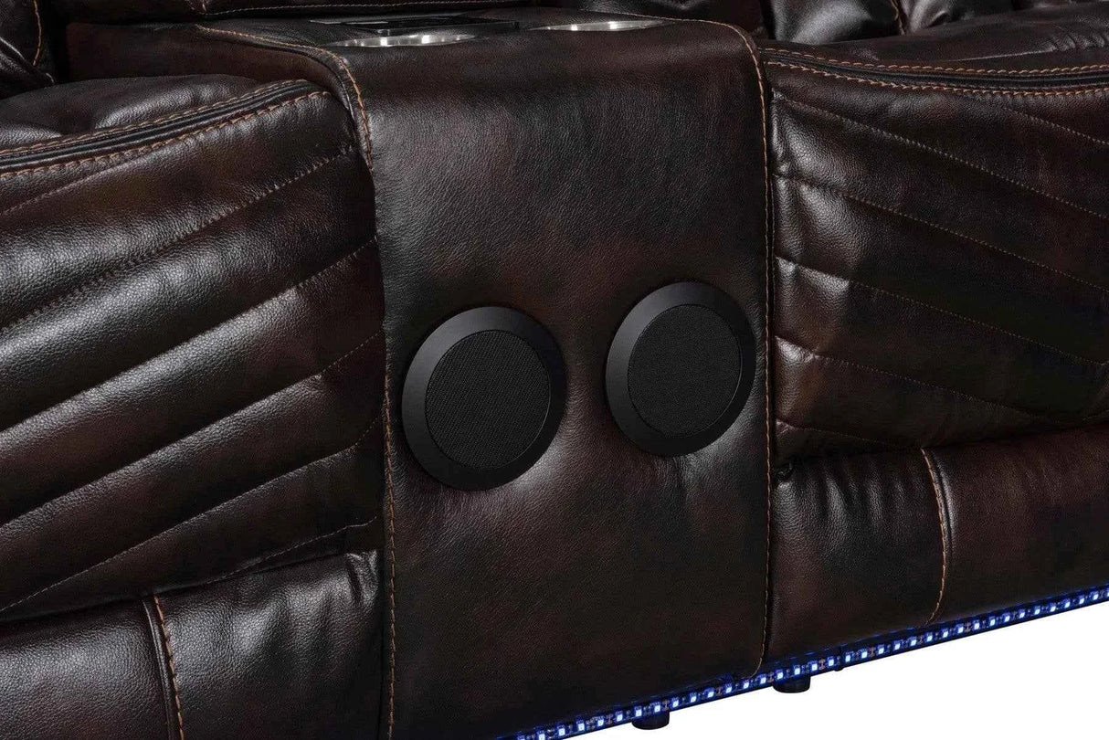 Lucky Charm Brown Sectional by New Era Innovations at Eve Furniture