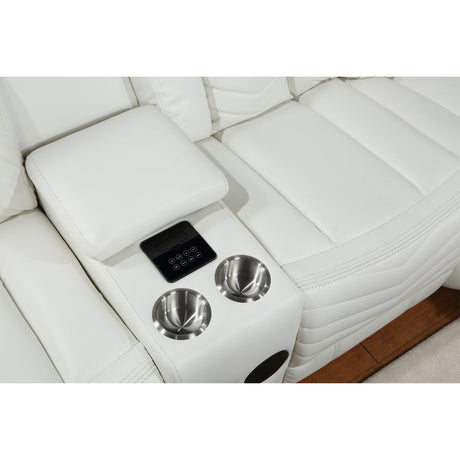 Lucky Charm White Sectional by New Era Innovations at Eve Furniture