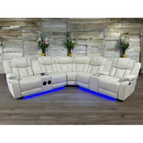 Lucky Charm White Sectional by New Era Innovations at Eve Furniture