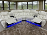 Lucky Charm White Sectional by New Era Innovations at Eve Furniture