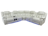 Lucky Charm White Sectional by New Era Innovations at Eve Furniture