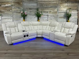 Lucky Charm White Sectional by New Era Innovations at Eve Furniture
