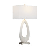 Ludlow White Table Lamp (Set of 2) by Crestview at Eve Furniture