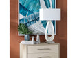 Ludlow White Table Lamp (Set of 2) by Crestview at Eve Furniture