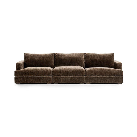 Ludwig 3 Piece Sofa - Mossed Brown by Classic Home at Eve Furniture