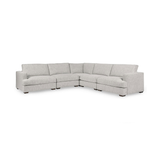 Ludwig 5 Piece Sectional - Ivory by Classic Home at Eve Furniture