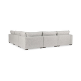 Ludwig 5 Piece Sectional - Ivory by Classic Home at Eve Furniture