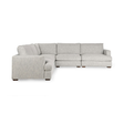 Ludwig 5 Piece Sectional - Ivory by Classic Home at Eve Furniture