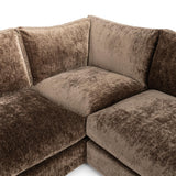 Ludwig 5 Piece Sectional - Mossed Brown by Classic Home at Eve Furniture