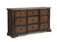 Ludwig Brown Dresser by Crown Mark at Eve Furniture