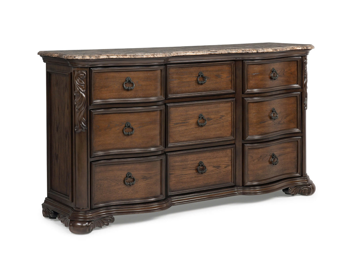 Ludwig Brown Dresser by Crown Mark at Eve Furniture