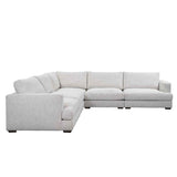 Ludwig Ivory 5 Piece Sectional by Classic Home at Eve Furniture