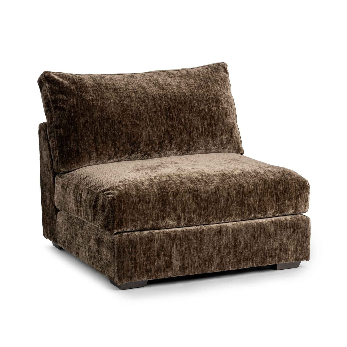 Ludwig Mossed Brown Armless Chair by Classic Home at Eve Furniture
